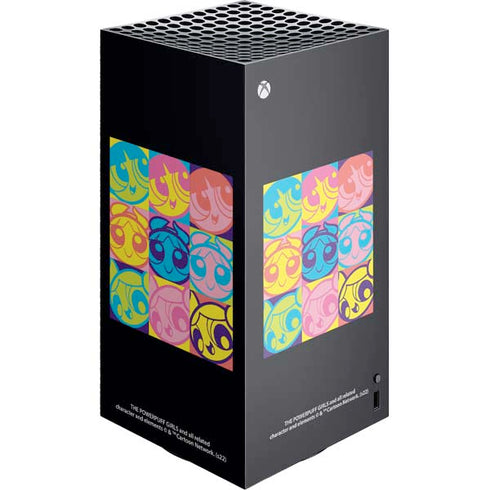 Cartoon Network Powerpuff Girls Neon XBox Series X Digital Edition Console Skin